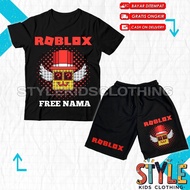 Children's T-shirt and Pants Set ADMIN LUCKY BOX Steal Roblox Brainrota Free Name/ Children's T-shir