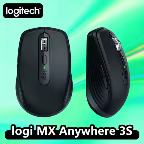 Logitech MX Anywhere 3S Wireless Mouse, 8000 DPI, MagSpeed Wheel, 10m Range, USB-C, 3-Device Logitec