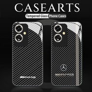 For Casing OPPO A59 A59S A58 A57 A56 A55 A54 A53 A52 A5S A5 4G 5G Tekstur serat tinggi AMG Glass Sho