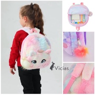 Korean Kindergarten backpack Fashion Embossed Children's Bag Large Character Z1T9 Girls PAUD trolley