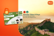 4G SIM Card (MY Pick-up) for Mainland China & Macau