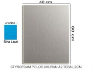 Styrofoam tebal 2cm Lembaran polos dan warna ukuran A2 40 x 60