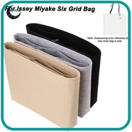 APPEAR Handbag Insert Bag Portable Organizer Travel Bag Insert Purse Liner for For Issey Miyake Six Grid Bag