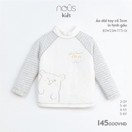 NOUS - 3cm long sleeve shirt with bear print - Nu Kids - 2Y 3Y 4Y 5Y