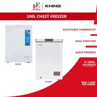 Khind Peti Sejukbeku Chest Freezer (100 L) FZ100 FZ100S
