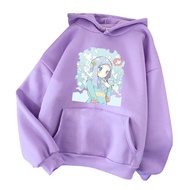 jaket hoodie anak animasi perempuan gambar wanita barbie berhijab sweater anak usia 5-14 tahun
