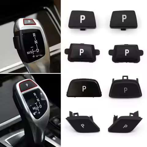 LHD RHD Car Gear Lever Auto Parking Button Letter P Button For BMW 1 2 3 4 5 7 X3 X4 X5 X6 E60 F20 F