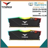 Team|xQ<Group!d^T-Force}wX>Delta)lf?RGB*EK?DDR4*Da?32GB*Cc?(*RX?16GBx2 ) Dual Kit CL16 3200Mhz / CL