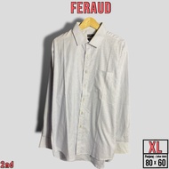 KEMEJA FERAUD MEN'S STRIPED SHIRT SIZE XL