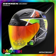 GRACSHAW Gennex G535 LAFAMILIA HELMET (DOUBLE VISOR)