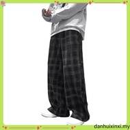Pants green plaid pants loose