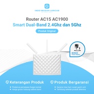 Tenda AC15 AC1900 Dual-Band 2.4Ghz and 5Ghz Router with 3 Original Used Antennas, Bonus Adapter