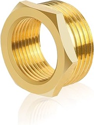 Reducer 1 to 3/4 Inch Brass Reducer 1 Inch to 3/4 Inch (33.2 mm x Inner Thread Diameter 24.1 mm) Mal
