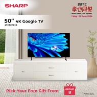 Sharp 4TC50FK1X 50 Inch AQUOS 4K UHD Google TV | ESH