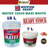 [NIPPON Paint] 18L/7L MATEX 15245 MAXI WHITE/Inner Base PAINT/UNDERCOAT
