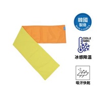 Nrit - 韓國製超輕冰涼毛巾 - Ice Mate Cool Towel, #11 Orange/Lime