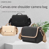 【Camera crossbody bag】Canvas DSLR Camera Bag Shoulder Bag Mirrorless Camera Bag Retro Mirrorless Camera Bag Camera Bag DSLR Single Shoulder Portable