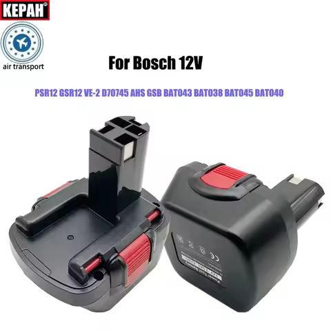 12V 12800mAh NI-MH Power Tool Battery for Bosch AHS GSB GSR 12V E-2 BAT043 BAT045 BAT046 Electric dr