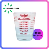 Expresso Shot Glass Coffee Measuring Cup 30ml - MD19