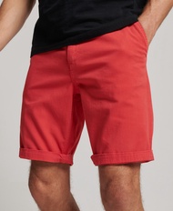 Superdry Officer Chino Shorts - Cayenne Pink