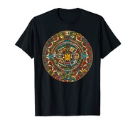 Aztec Skull T-Shirt Mexican Skull Mask Calabera Azteca Shirt