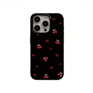 TEMU Phone Case: Cherry Highlight Soft Case, Compatible With Iphone 15 Pro Max, Iphone 16, Iphone 14