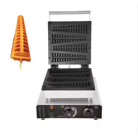 Commercial 4 pcs lolly waffle baker electric lolly waffle maker grill CE approved stick waffle maker