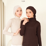 WMD Fashion - Long Sleeve Turtleneck Spandex Cuff