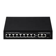 8 Port 100Mbps POE Ethernet Switch with 2*1000Mbps uplink+ 1* SFP