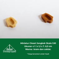 AN - Miniatur Maket Closet / Kloset Jongkok Skala 1:5
