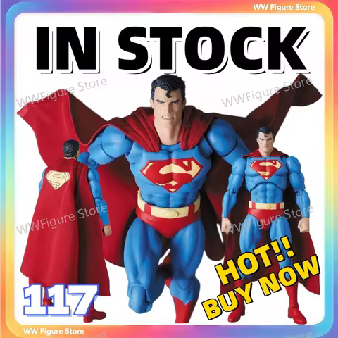 New CT Toys Superman Hush 117 Version Dc Super Man Anime Cloth Made Action Figures Figurine Statue M