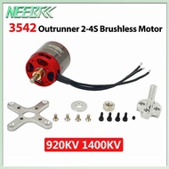 NEEBRC 3542 920KV 1400KV Outrunner 2-4S Brushless Motor For RC Fixed Wing FPV Racing Drone Glider Pl