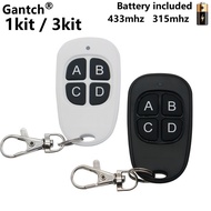kit3/kit1 433mhz Remote Control Clone Remote Control for electric Door Auto Gate 315mhz