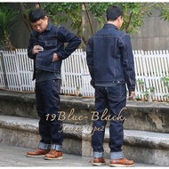 74-JACKET /19-BLUE BLACK JACKET type 2/6 Pockets.