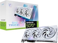 MSI Gaming RTX 5070 TI 16G Gaming Trio OC White Graphics Card (16 GB GDDR7, 256-bit, Extreme Perform