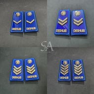 Dishub PDH Rank Group 2A, 2B, 2C, 2D Acrylic Mica Embroidered Trim