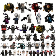 Skibidi Toilet Action Figure Duchess Gman5.0 Samurai Cameraman Female Mutant Toilet Man Building Blo