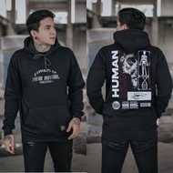 Jaket Sweater Hoodie Human  Nine Angel