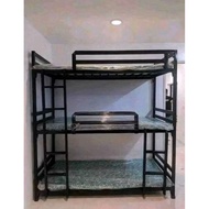 Brand New Double Deck Bed Triple Size Bed With 3 Foam included (Single Size)