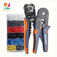 Wire Ferrule Crimping Tools Tube Terminal Crimping Pliers HSC8 6-4 0.25-10mm²/6-6 0.25-6mm² Electrician Fixtures Wire Ti
