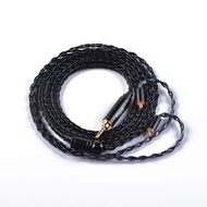 MMCX Balanced Headphone Cable, Upgrade 8 Core Silver Plated Copper Cable HiFi 2.5mm Audio Jack Earph