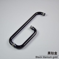 All 304 Stainless Steel Glass Door Handle Bathroom Handrail Shower Room Glass Door Handle L Type 3 H
