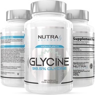 Glycine Supplement 98.5% Concentration | Highest Glycine Capsules in the UK | 1,300mg Glycine Powder