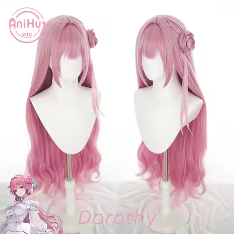 【AniHut】Dorothy Wig Game GODDESS OF VICTORY:NIKKE Cosplay Wig Nikki Pink Synthetic Dorothy Cosplay