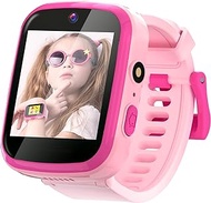 Yehtta Kids Smart Watch Toys for 3-8 Year Old Girls Toddler Watch HD Dual Camera Watch for Kids All in one Pink Easter Birthday Gifts for 5-12 Year Old Girls USB Charging Touch Screen Educational Toys