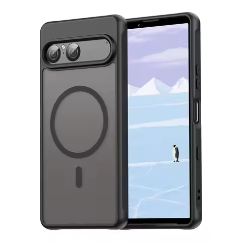 Translucent Case for Magsafe Magnetic Wireless Charging Hard PC Matte Shockproof Cover For Sony Xper