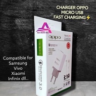 3.1A CHARGER OPPO MICRO USB FAST CHARGE OPPO A7 A37 A57 A39 A83 A3S A5S F1 [ZB.QC3.0]