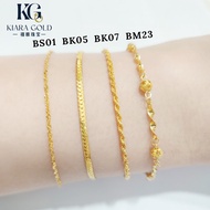 Emas 916 Gelang Tangan / Rantai Tangan | Gold 916 Bracelets - BS01/BK05/BK07/BM10