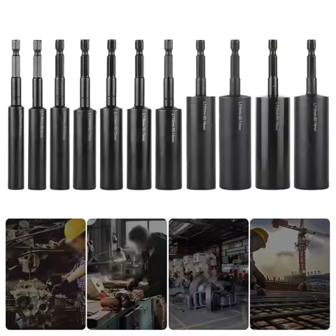 1pc Hex Socket Nut Driver Set Socket Adapter Chrome-vanadium Steel Hexagon Socket Wrenches Nut Drive
