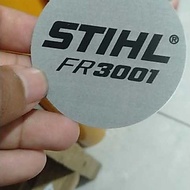 STIHL FR3001 Metal Cylinder Sticker